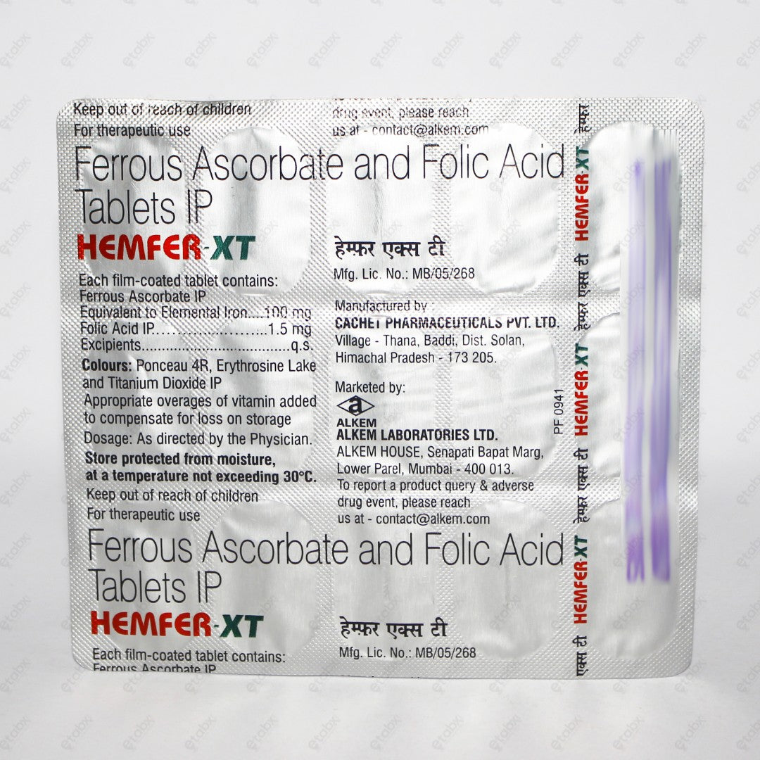 Hemfer XT Tablet 15's