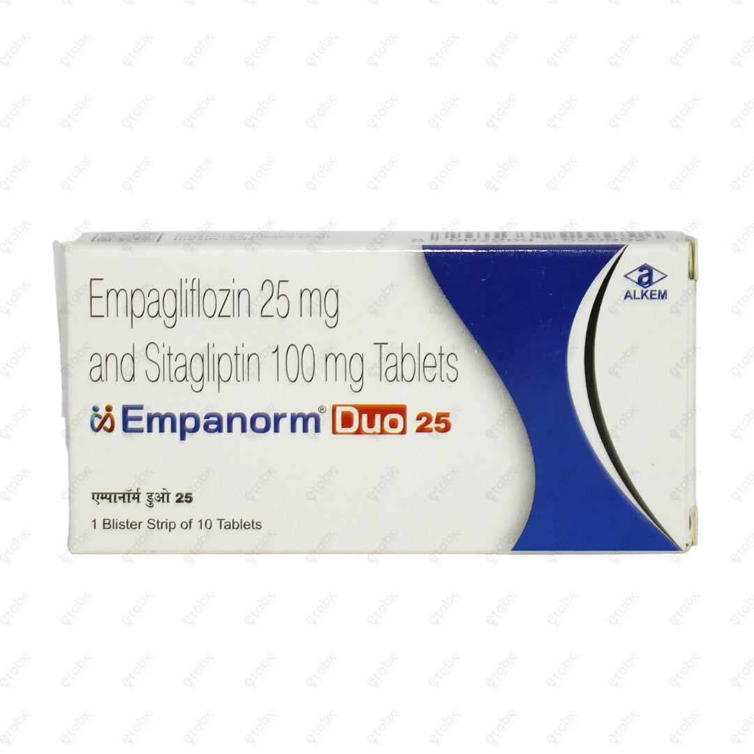 EMPANORM DUO 25 Tablets 10's