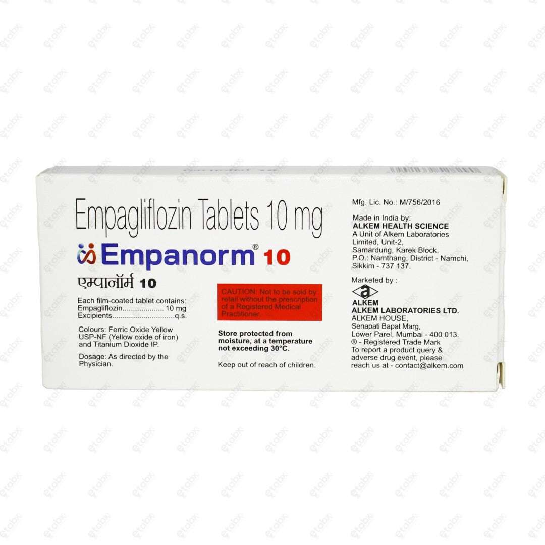 Empanorm 10mg Tablet 10's