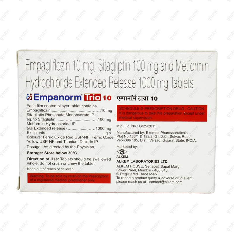 Empanorm Trio 10 10's