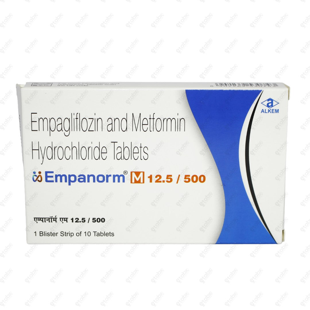 Empanorm M 12.5/500 Tablet 10's