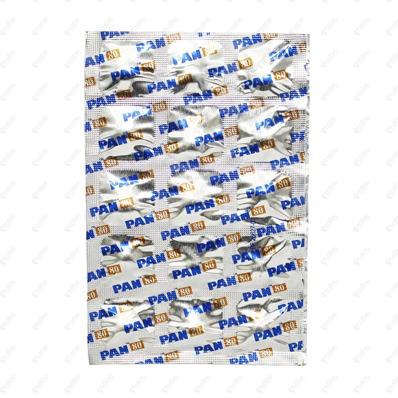 Pan 80mg Tablet 15's