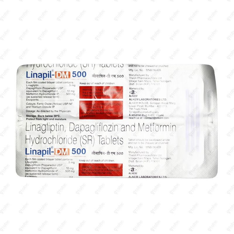 Linapil DM 500mg Tablet 10s