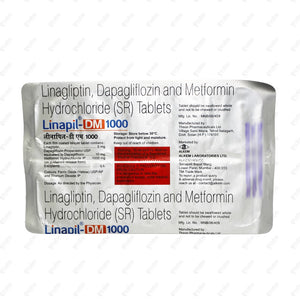 Linapil DM 1000mg Tablet 10's