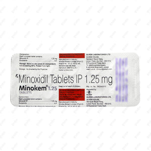 MINOKEM Tablet 1.25MG 10'S