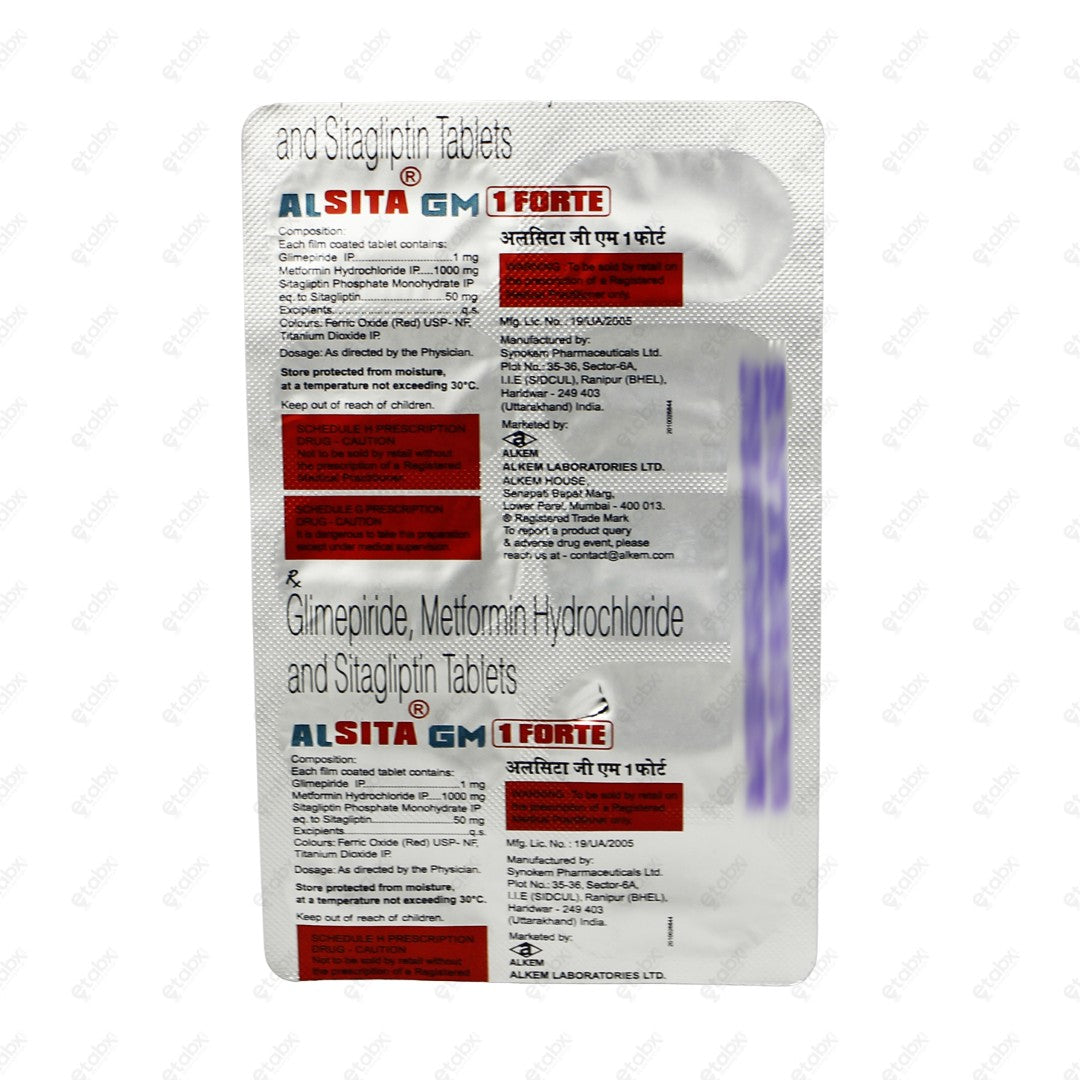 ALSITA GM1 FORTE Tablet 10's