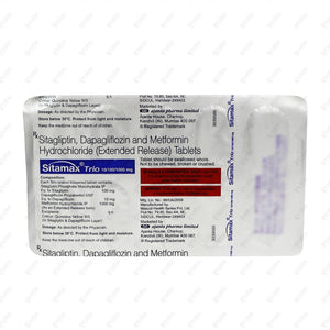 Sitamax Trio 10/100/1000mg Tablet 10's
