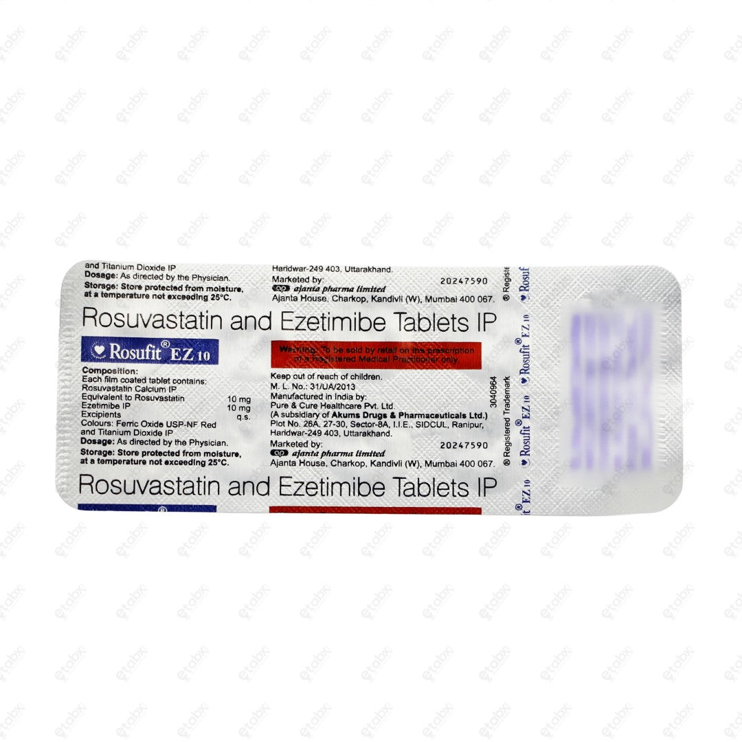 ROSUFIT EZ 10mg Tablet 10's