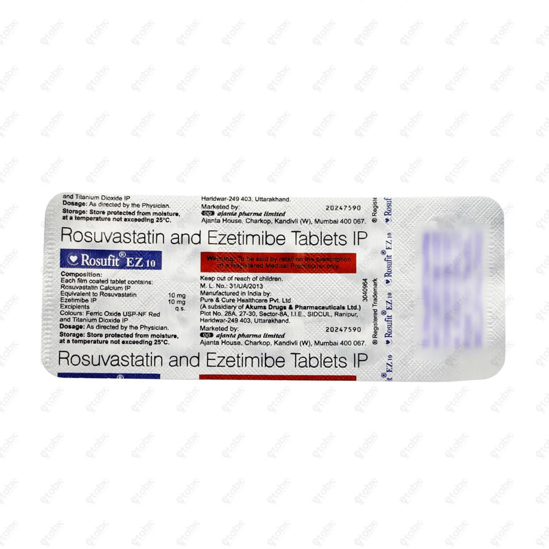 ROSUFIT EZ 10mg Tablet 10's