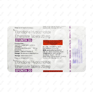 Efonta 20mg Tablets 15's