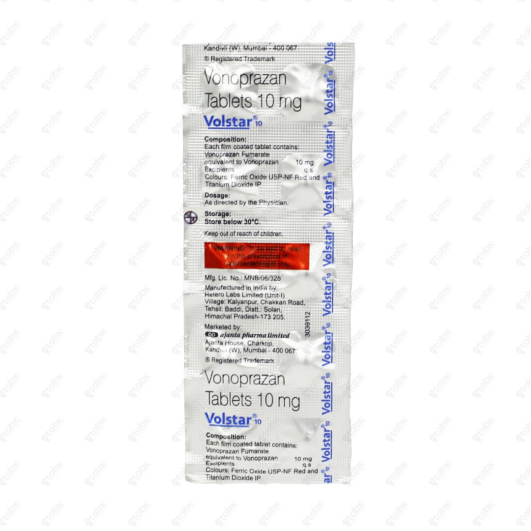 Volstar 10mg Tablet 10s