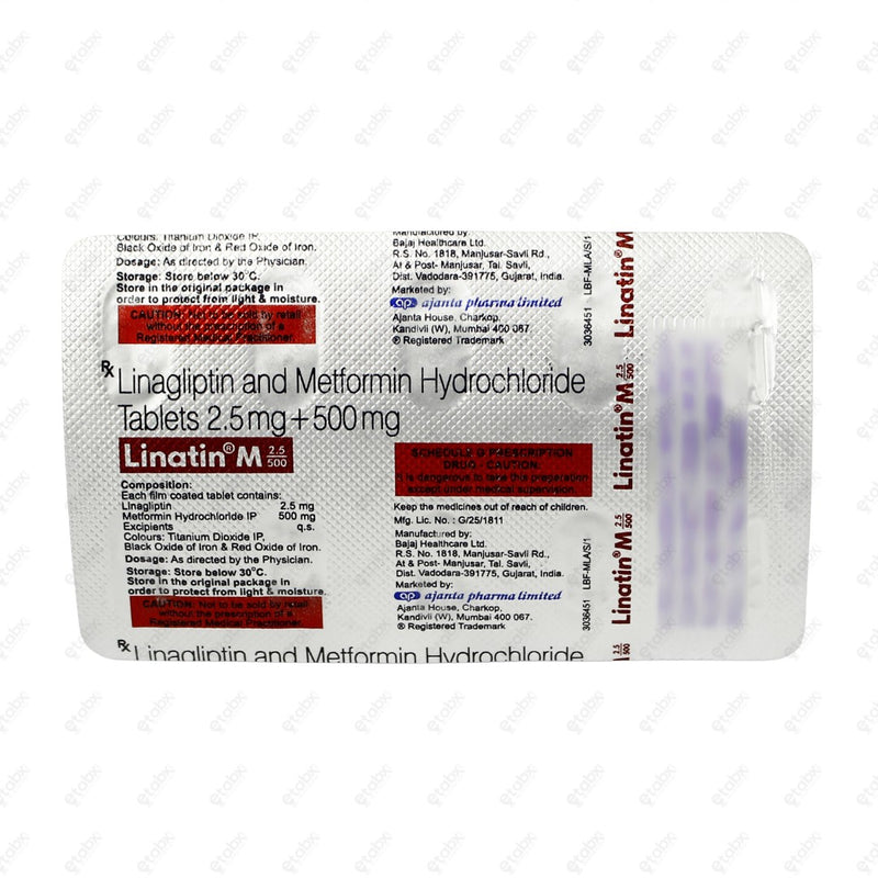 Linatin M 2.5/500mg Tablet 10s