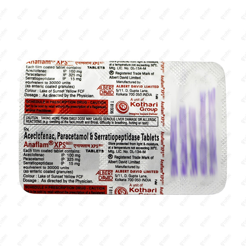 Anaflam XPS Tablet 10's