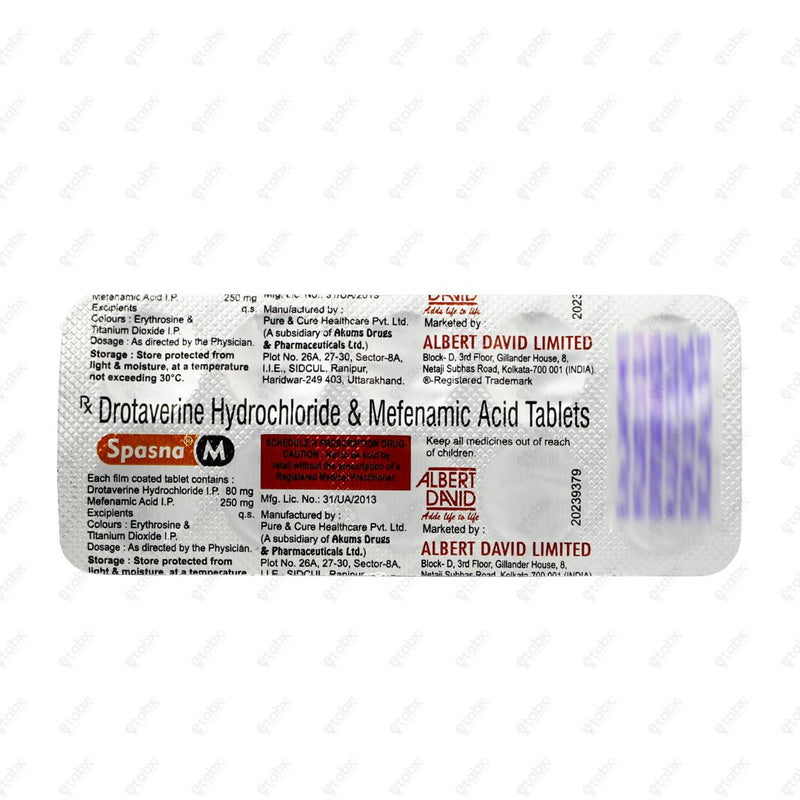 SPASNA M Tablet 10's