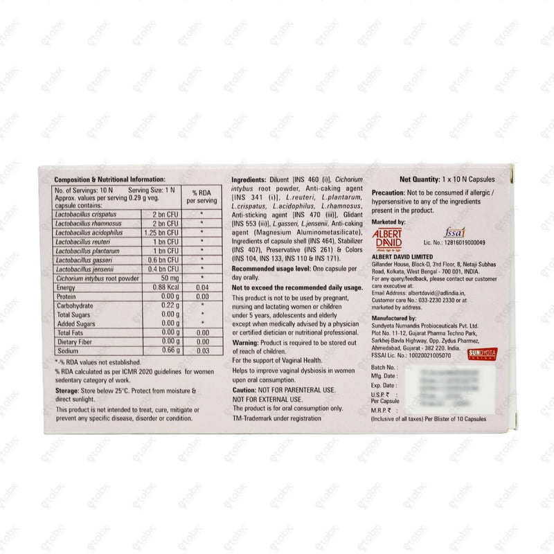 Vaginova Capsules 10's