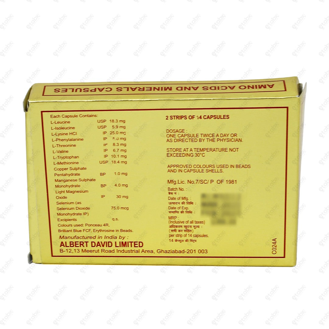 ALAMIN M Forte Capsule 14's