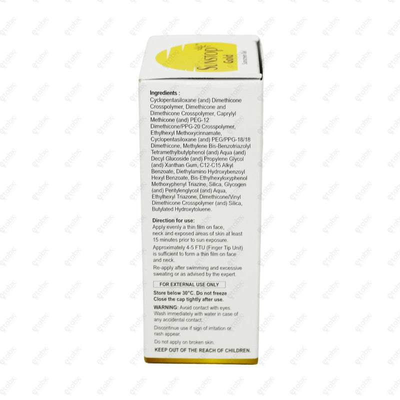 SUNSTOP GOLD CREAM 50GM