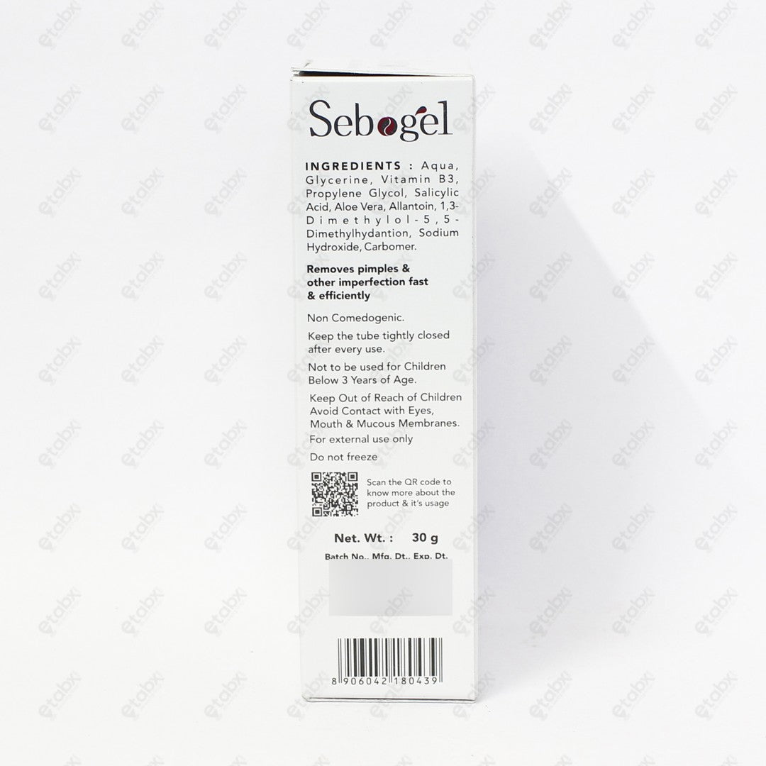Sebogel Salicylic Acid & Nicotinamide Gel 30gm