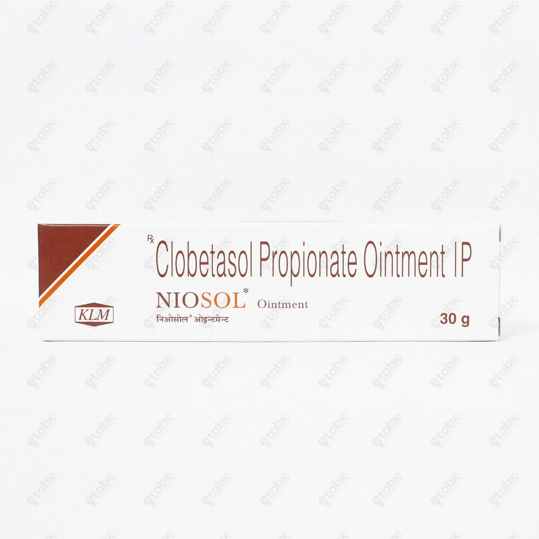 Niosol Clobetasol Ointment 30gm