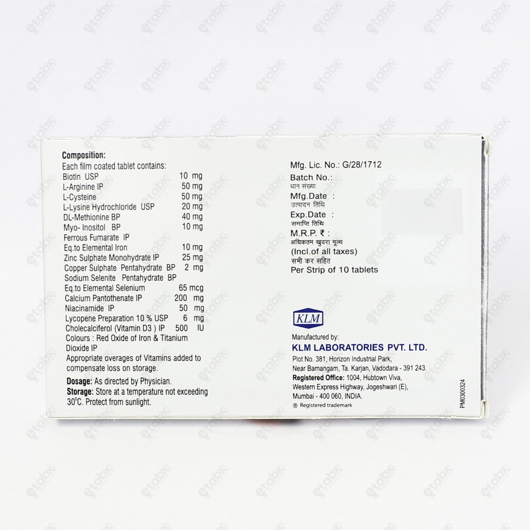 Extend Hair Tablet 10's