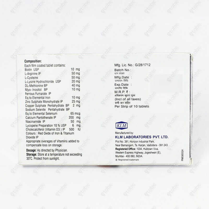 Extend Hair Tablet 10's
