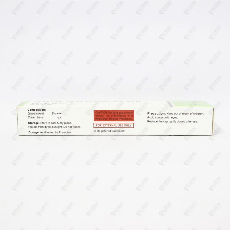 GA-6 Glycolic Acid Exfoliating Cream 30gm