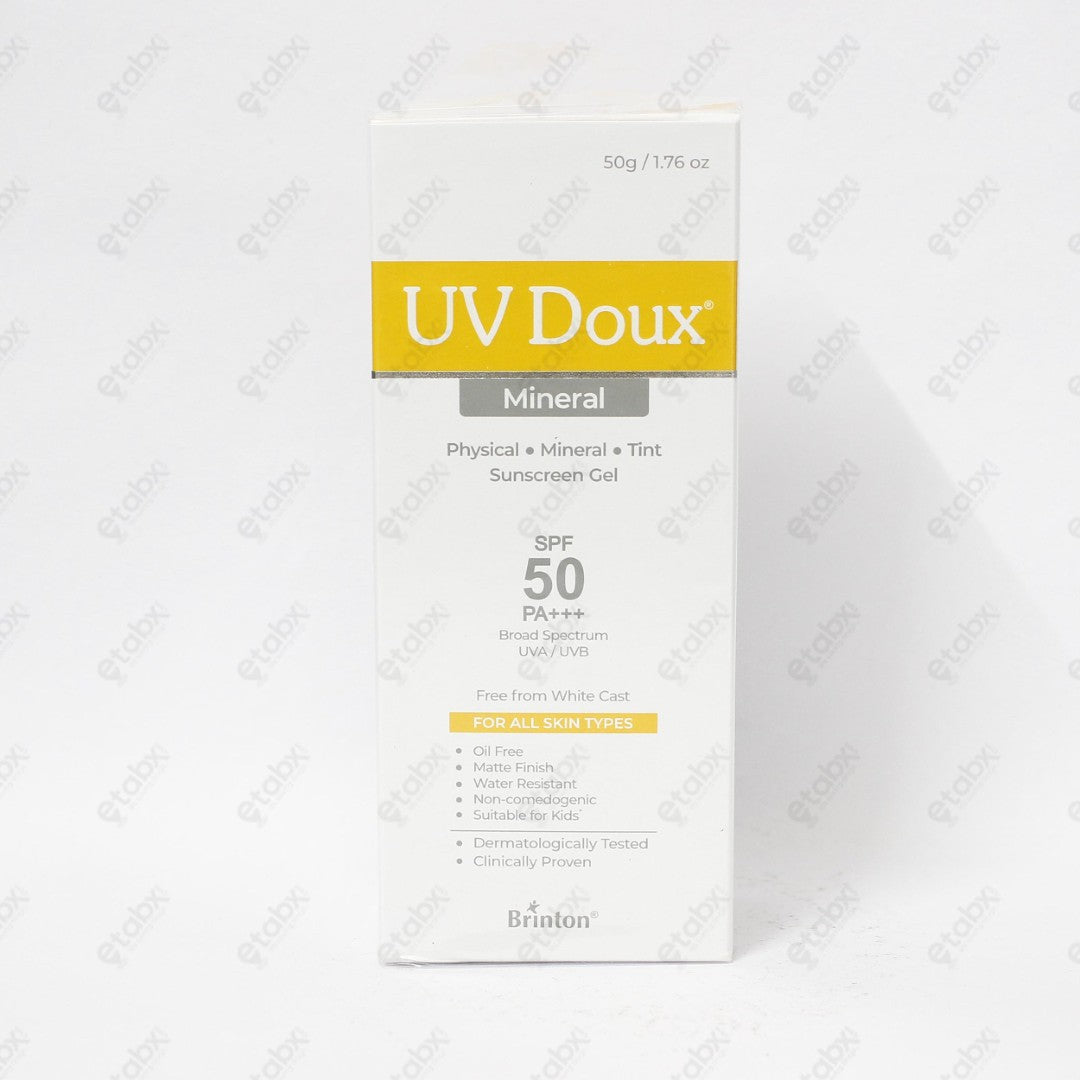 UV Doux Mineral Sunscreen Gel SPF 50 PA+++ 50gm