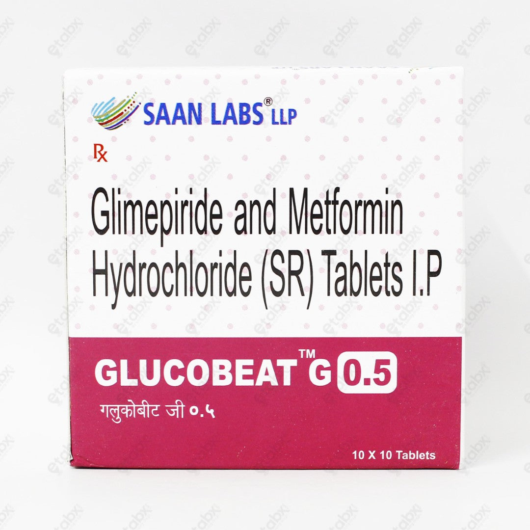 Glucobeat G 0.5 mg Tablet 10's