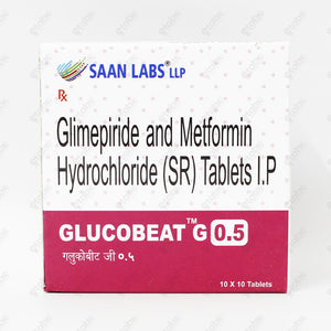 Glucobeat G 0.5 mg Tablet 10's