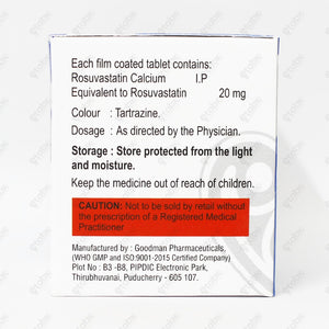 ROSANZ 20mg Tablet 15's