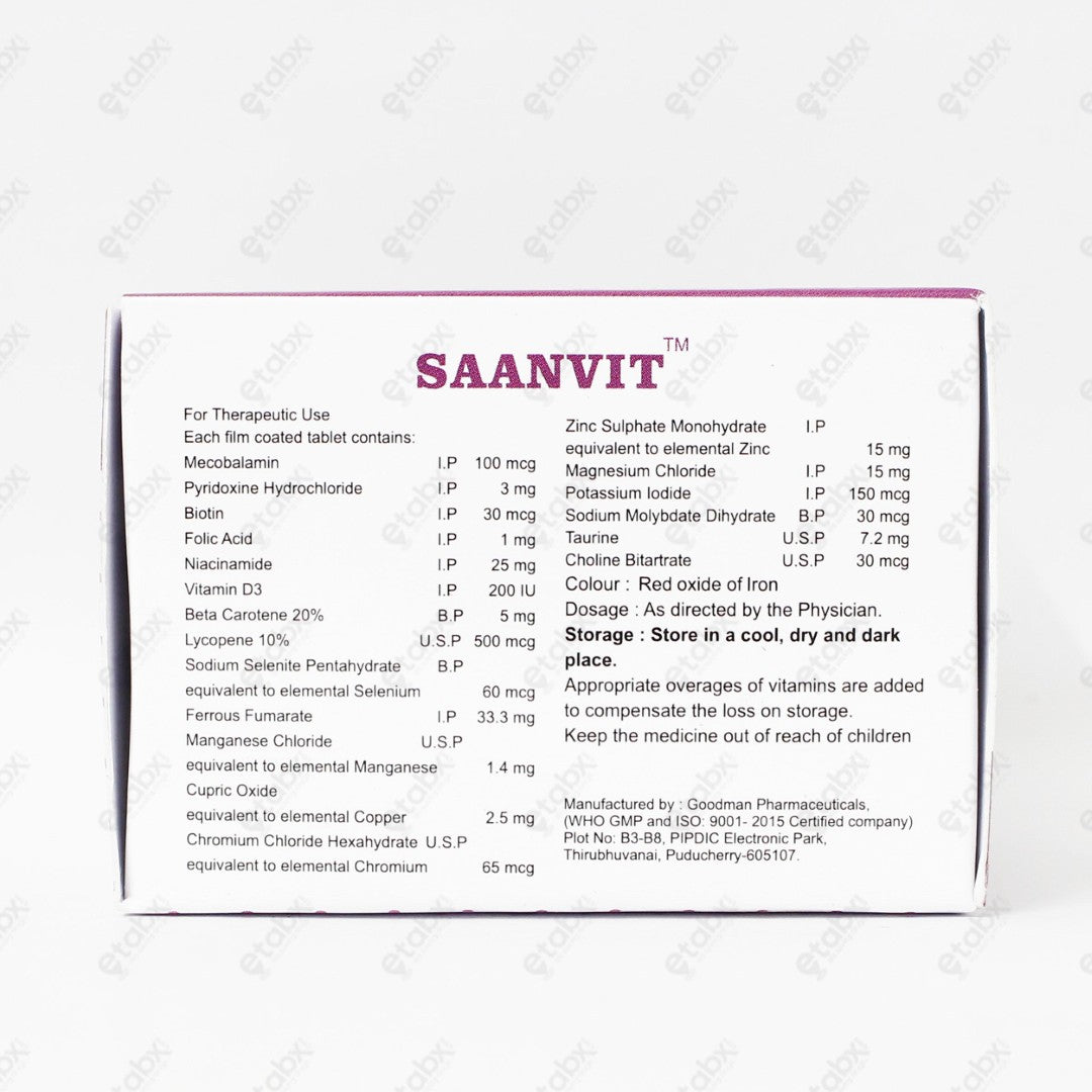 Saanvit Tablet 10's