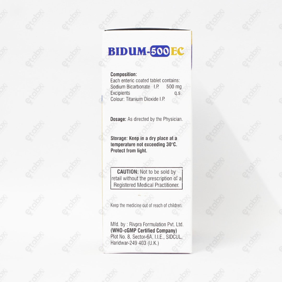 Bidum 500 EC Tablet 10's