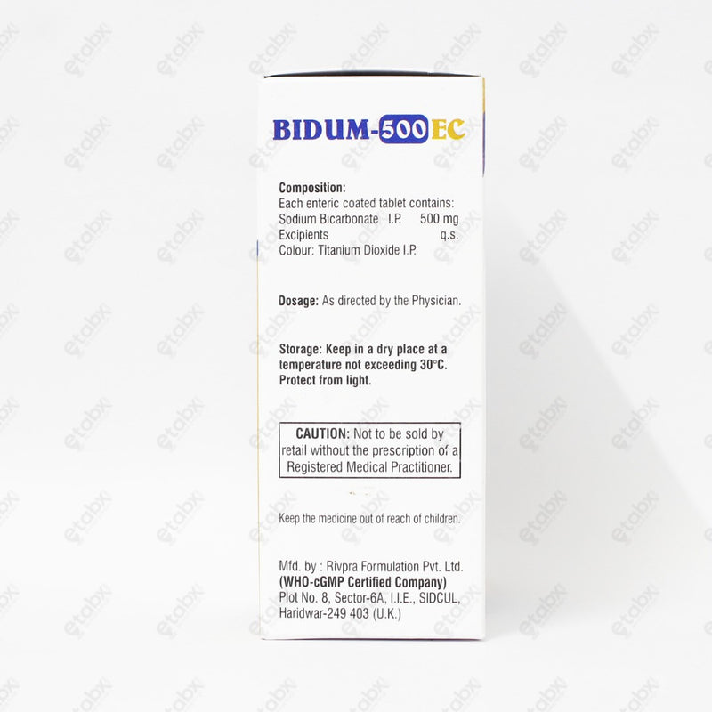 Bidum 500 EC Tablet 10's