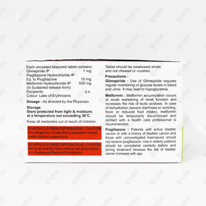 Triglucobeat 1 Tablet 10's