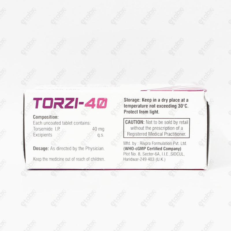 Torzi 40mg Tablet 10's
