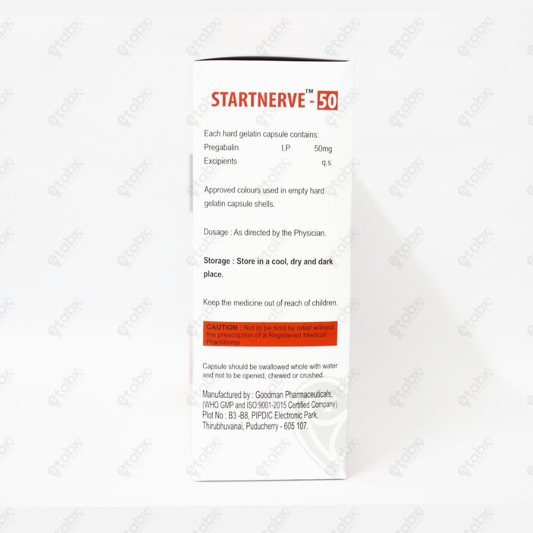 STARTNERVE 50 Capsule 15's