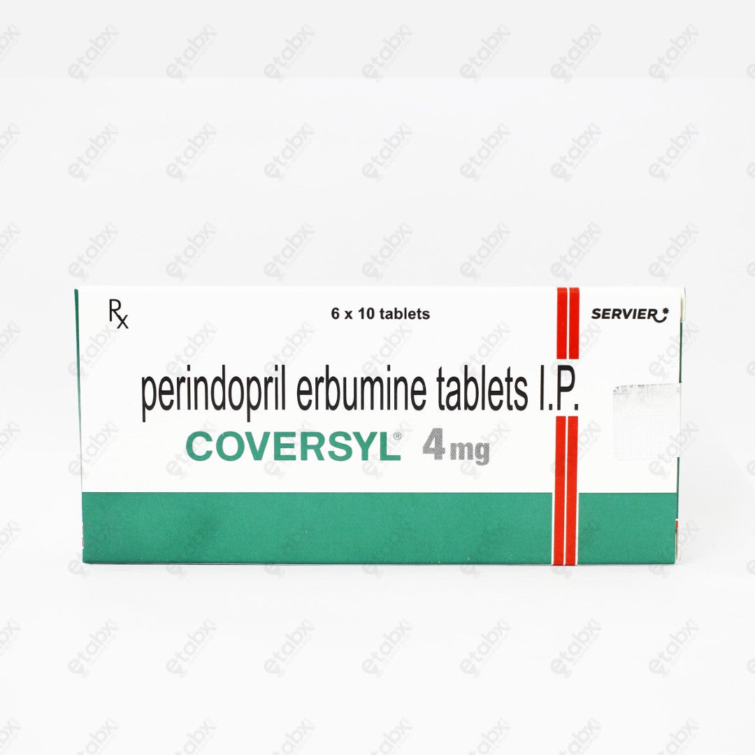 Coversyl 4mg Tablet 10's