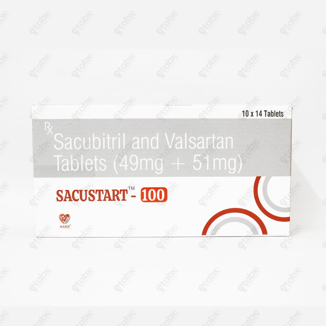 Sacustart 100 Tablets 14's