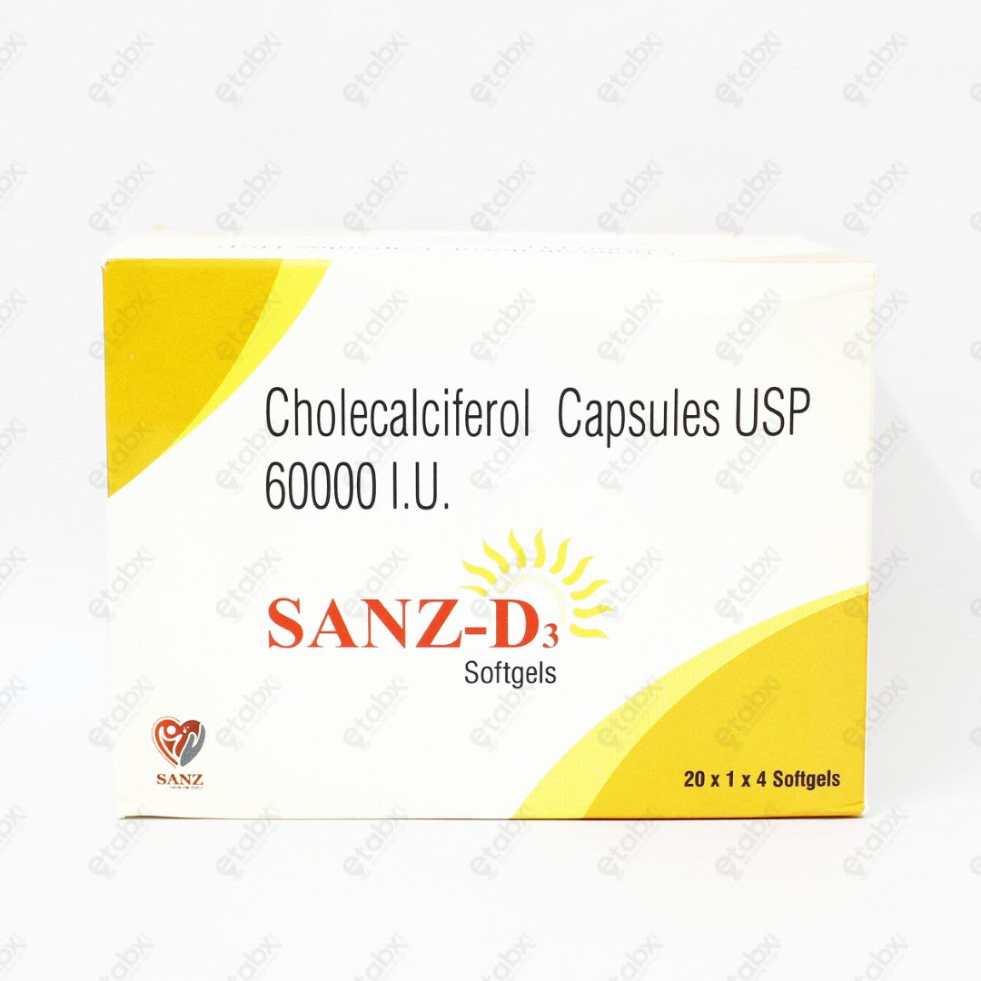 Sanz D3 60K Softgels 4's