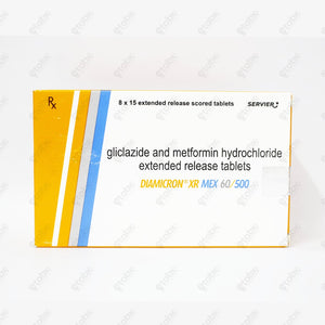 Diamicron XR Mex 60/500mg Tablet 15's