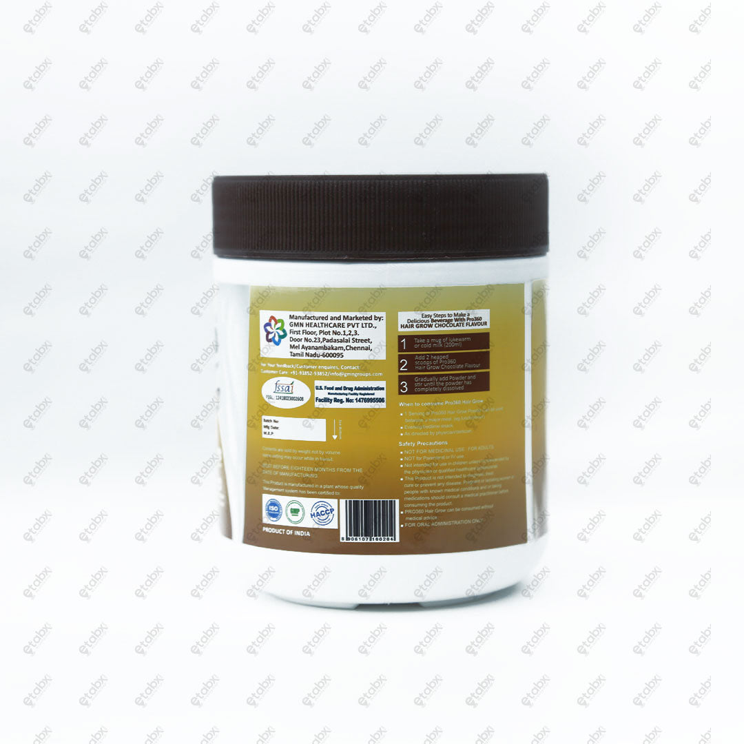 Pro360 Hair Grow Chocolate Flavour 250gm